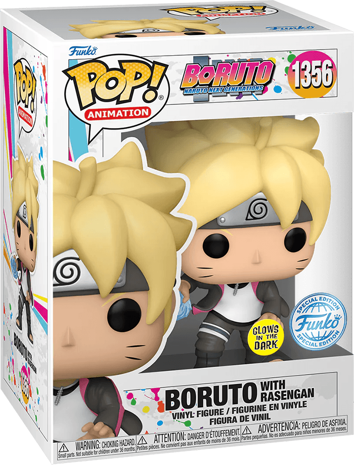 Funko Pop! Animation 1356: Boruto: Naruto Next Generations - Boruto with Rasengan Vinyl Figure (Glow in the Dark)