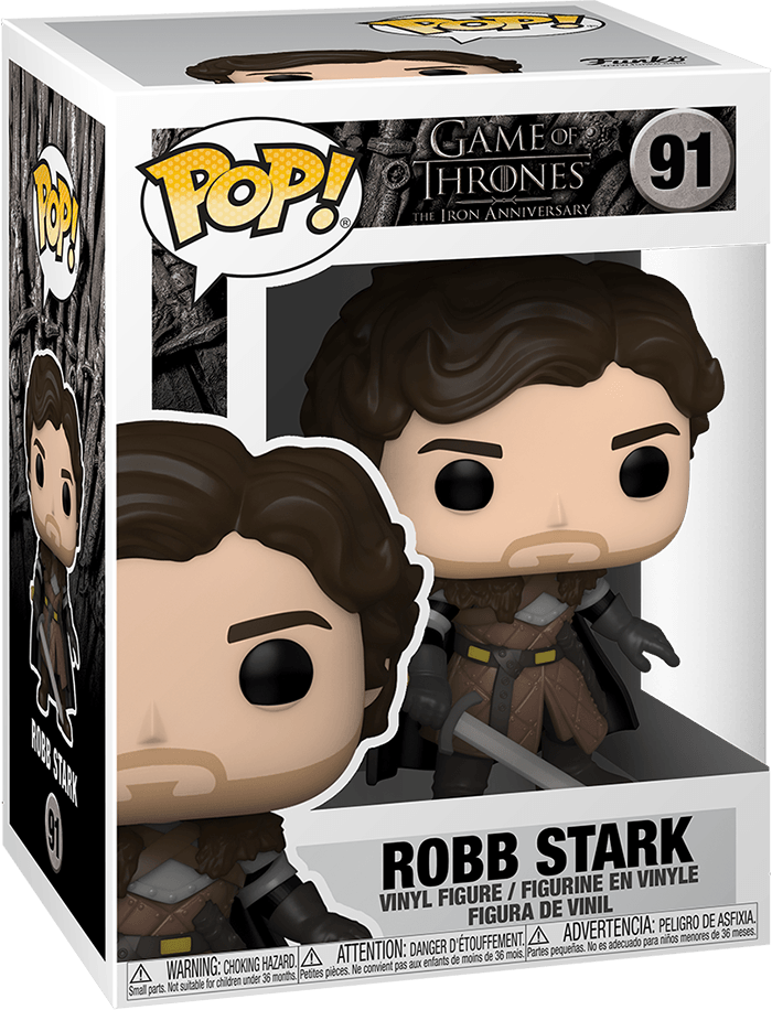 Funko Pop! Game of Thrones 91: The Iron Anniversary - Robb Stark with Sword Vinyl Figure