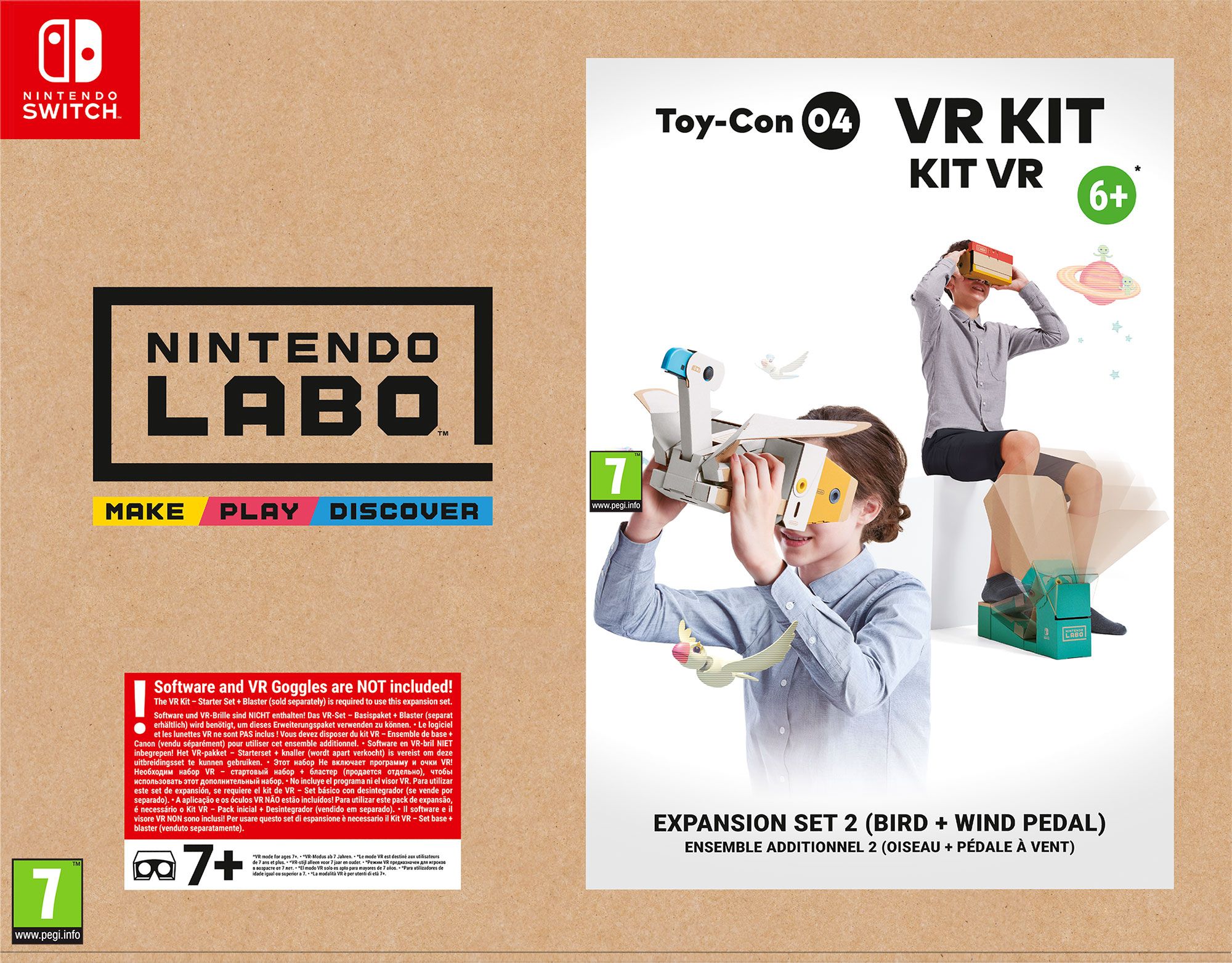 Nintendo Labo Toy-Con 04: VR Kit - Expansion Set 2 (Bird + Wind Pedal)(NS / Switch) | Nintendo Switch