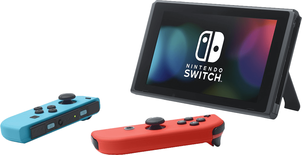 Nintendo Switch 32GB Console v2 - Neon Red / Neon Blue (NS / Switch)