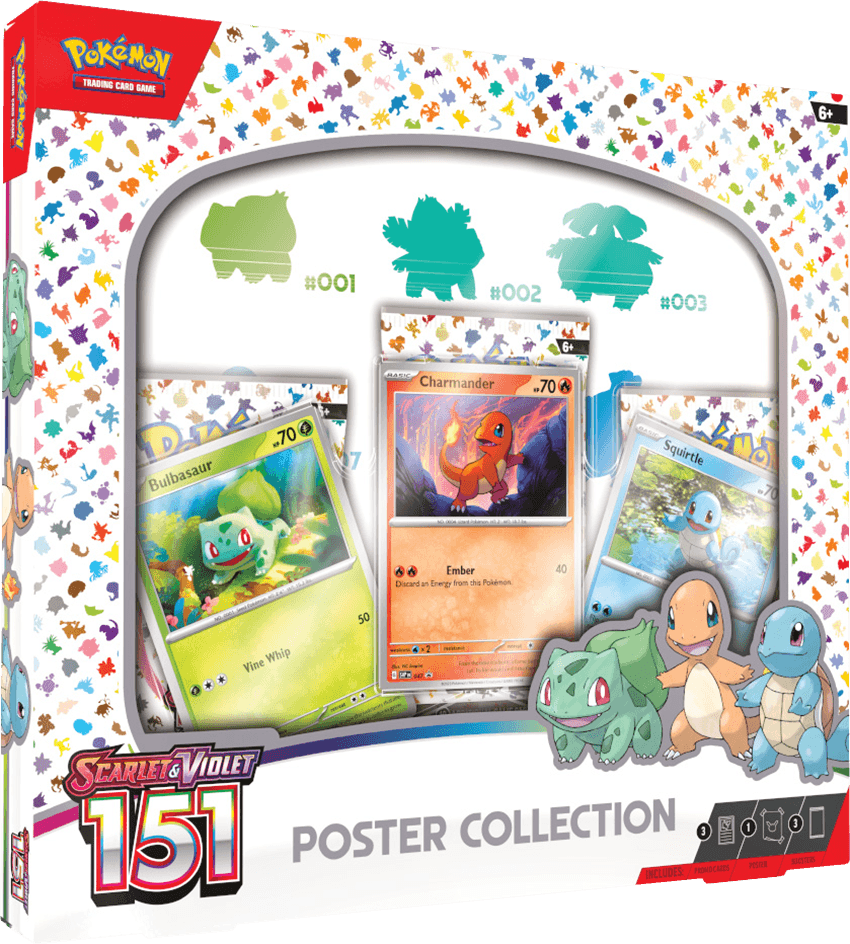 Pokemon TCG: Scarlet & Violet - 151 Poster Collection