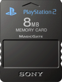 8MB PlayStation 2 Memory Card - Black (PS2) | PlayStation 2