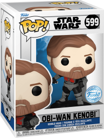 Funko Pop! Star Wars 599: The Clone Wars - Obi-Wan Kenobi in Mandalorian Armor Vinyl Bobble-Head