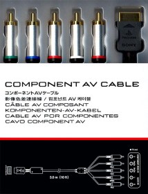 PlayStation Component AV Cable (PS2 / PS3)