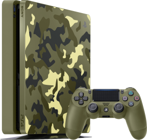 ps4_slim_1tb_console_limited_green_camouflage_call_of_duty_wwii_edition