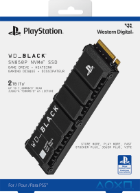 2TB WD_BLACK NVMe M.2 SSD with Heatsink - SN850P (PC / PS5) | PlayStation 5