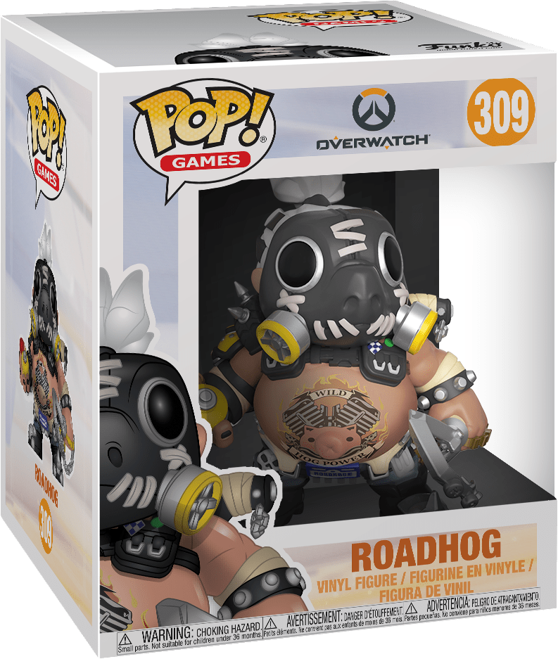 Collectables - Funko Pop! Games 309: Overwatch - Roadhog Super Sized 6'' Vinyl Figure (New) Funko 1000G for sale in Cape Town