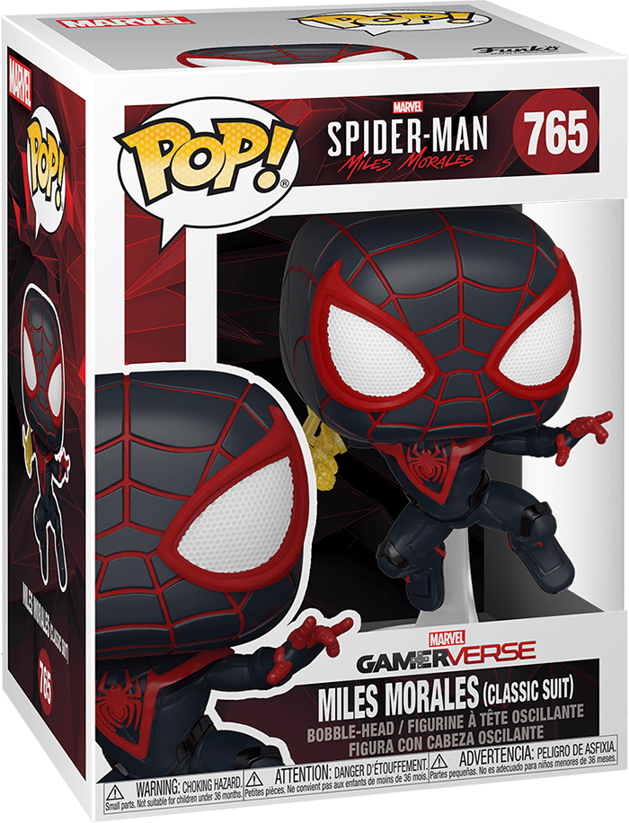 Collectables - Funko Pop! Games 765: Spider-Man - Miles Morales Vinyl  Bobble-Head (Classic Suit)(New) - Funko 440G for sale in Cape Town  (ID:578543018)