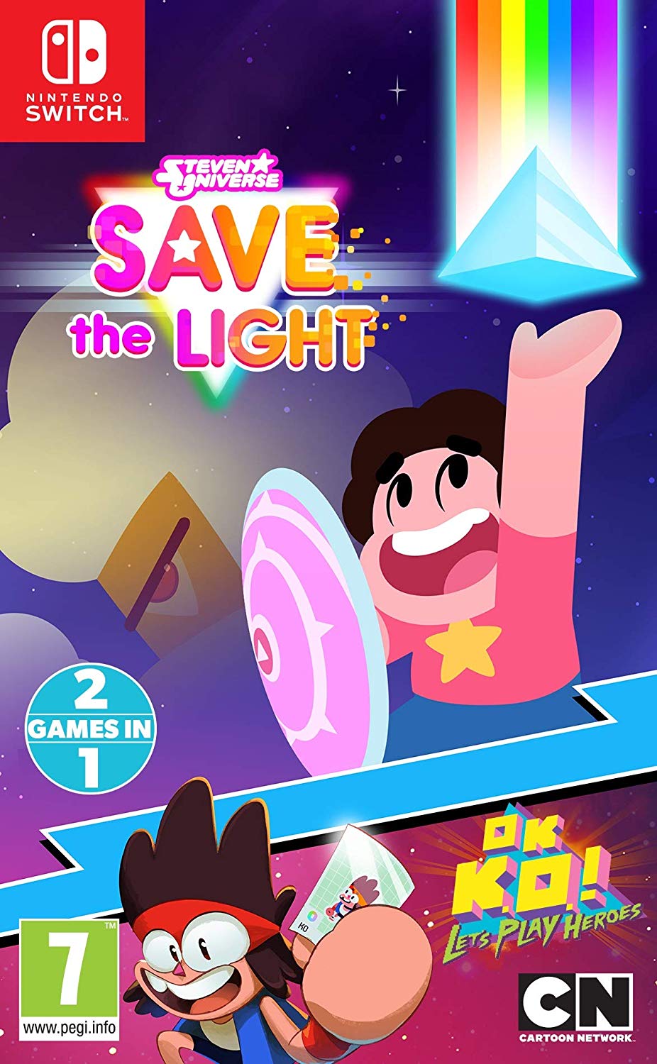2 in 1: Steven Universe: Save the Light + OK K.O.!: Let's Play Heroes ...