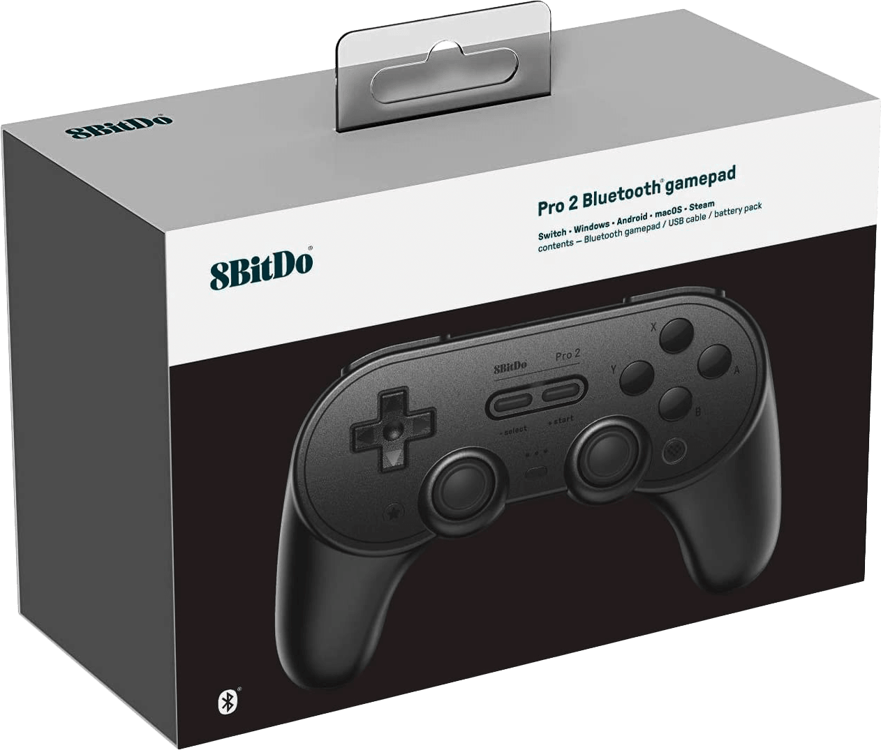 8Bitdo Pro 2 USB / Wireless Controller - Black Edition (PC / Switch) | Nintendo Switch