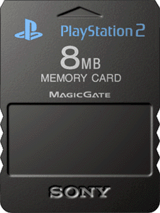 8MB PlayStation 2 Memory Card - Black (PS2) | PlayStation 2