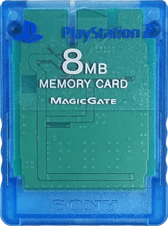 8MB PlayStation 2 Memory Card - Island Blue (PS2) | PlayStation 2