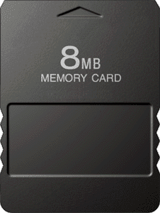 8MB PlayStation 2 Memory Card - Generic Black (PS2)