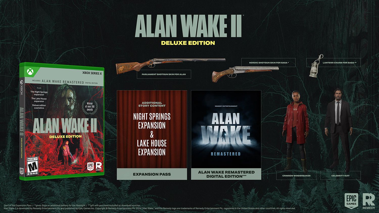 Alan Wake II - Collector's Edition (NTSC/U)(Xbox Series)(New) | Buy ...