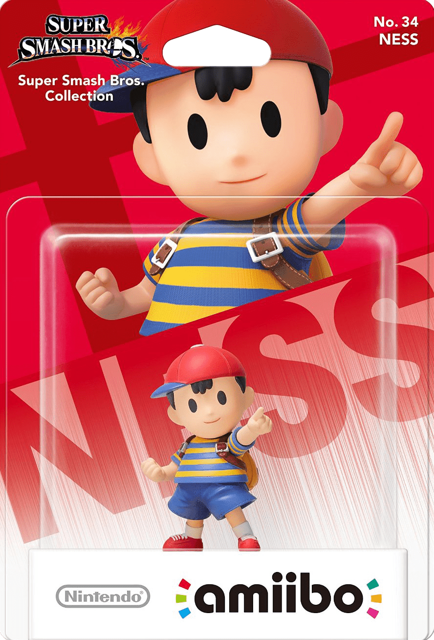 amiibo_34_ness.png Amiibo Super Smash Bros. No. 34: Ness