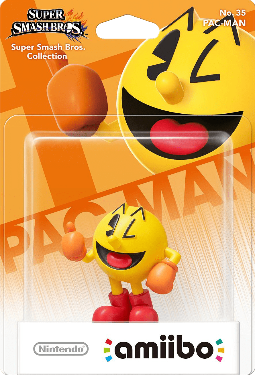 amiibo_35_pac_man.png Amiibo Super Smash Bros. No. 35: Pac-Man