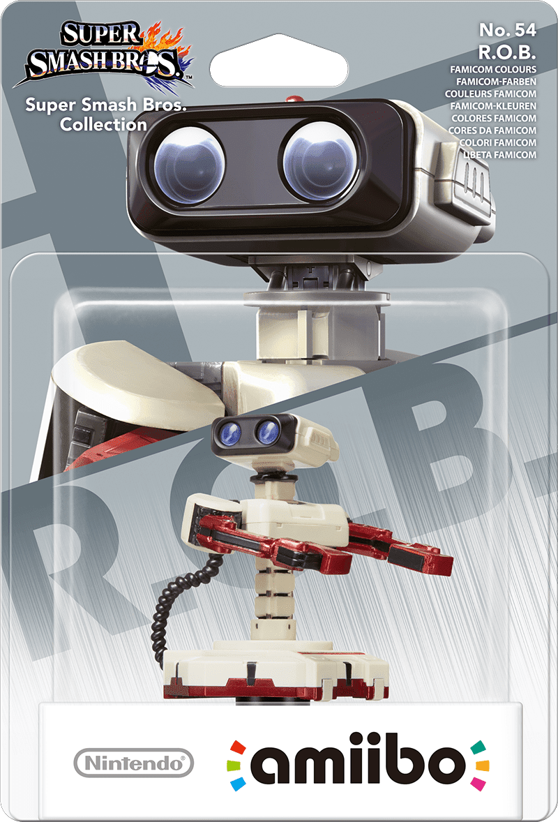 amiibo_54_rob_famicom_colours.png Amiibo Super Smash Bros. No. 54: R.O.B. - Famicom Colours