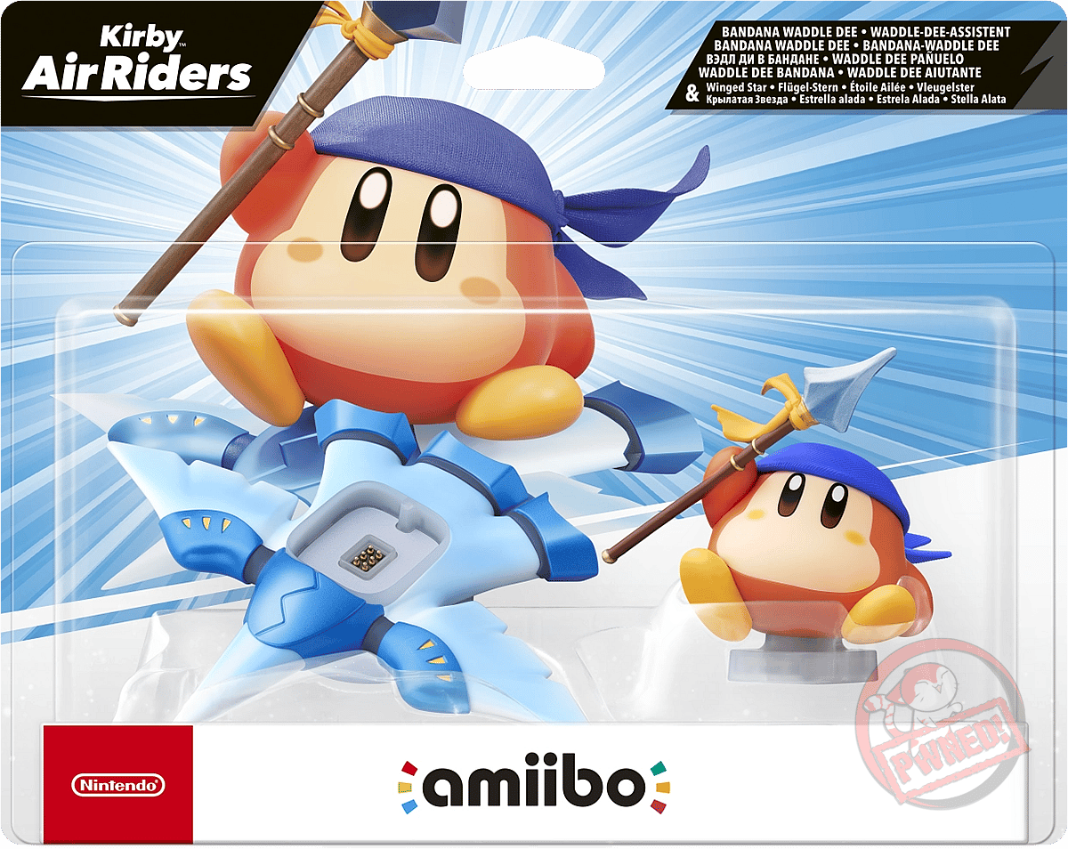 Amiibo Kirby Air Riders - Bandana Waddle Dee & Winged Star