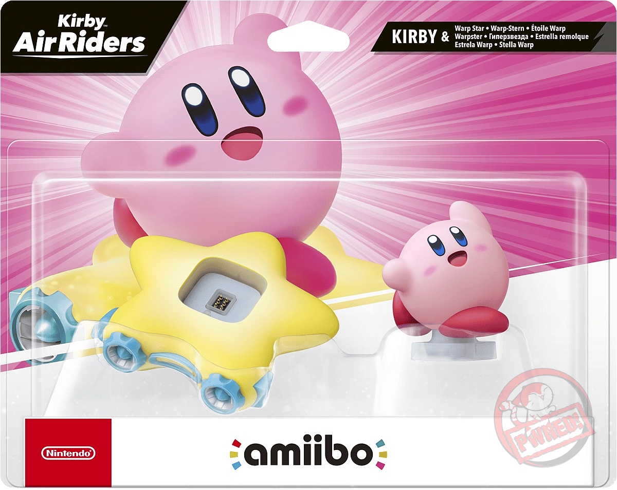Amiibo Kirby Air Riders - Kirby & Warp Star