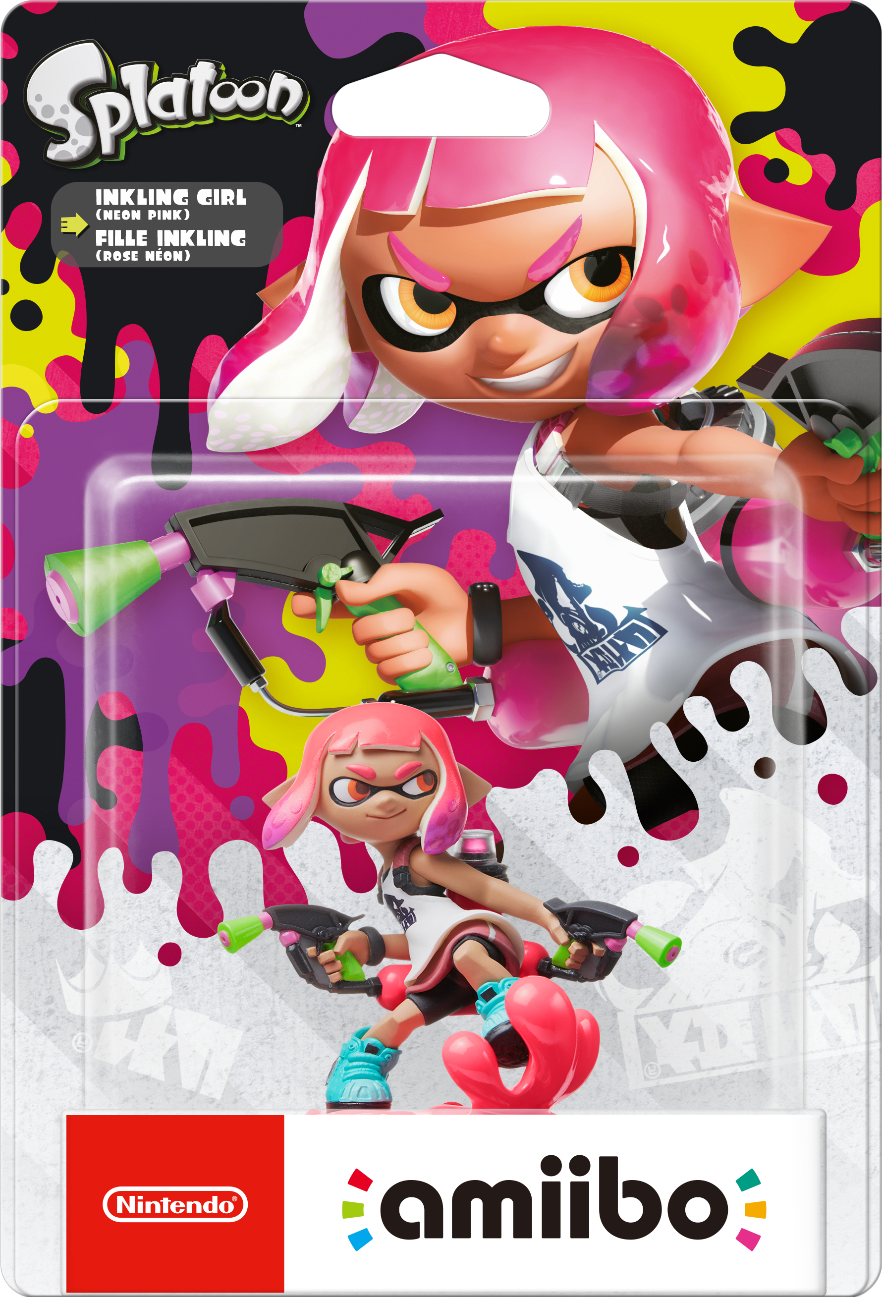 Amiibo Splatoon: Inkling Girl - Neon Pink