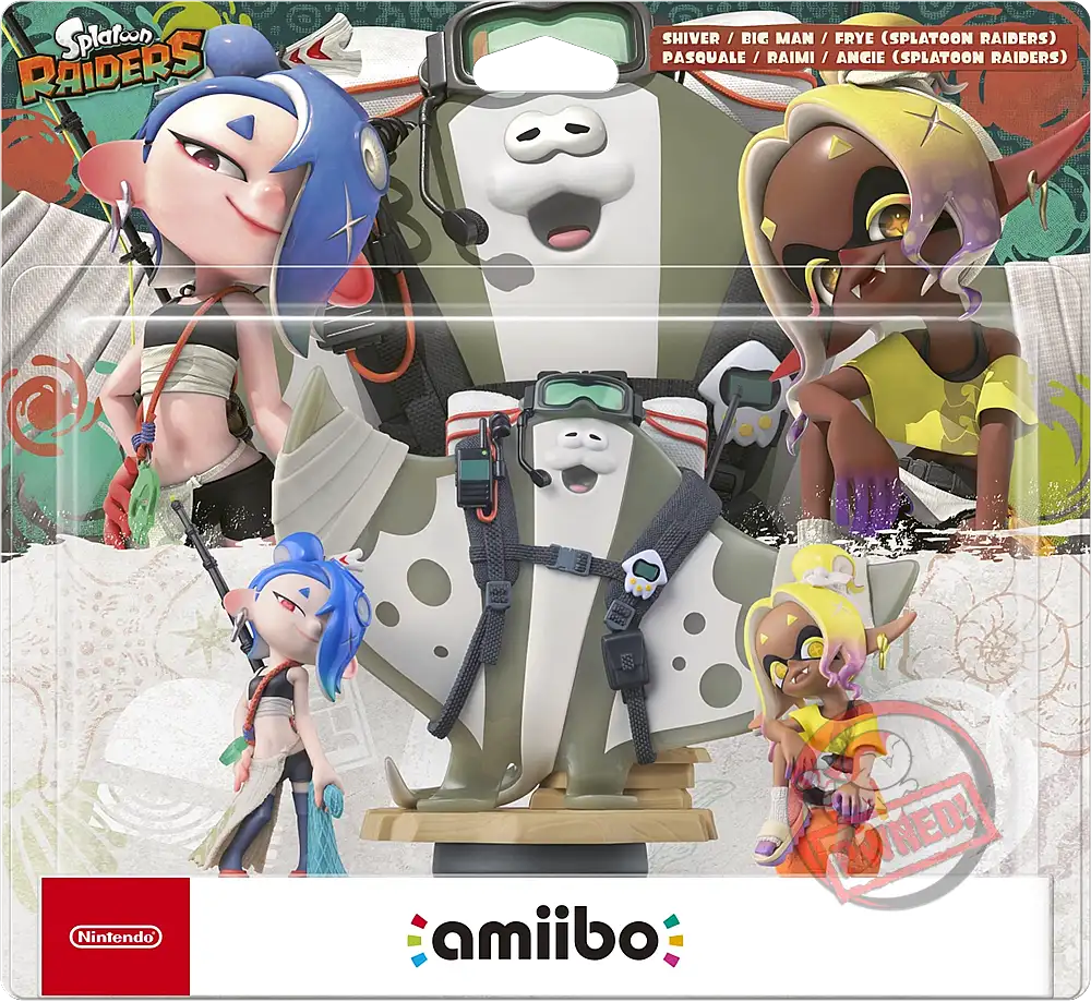 Amiibo Splatoon: Splatoon Raiders Deep Cut Triple Pack