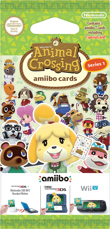 Animal Crossing Happy Home Designer amiibo Cards Pack Series 1