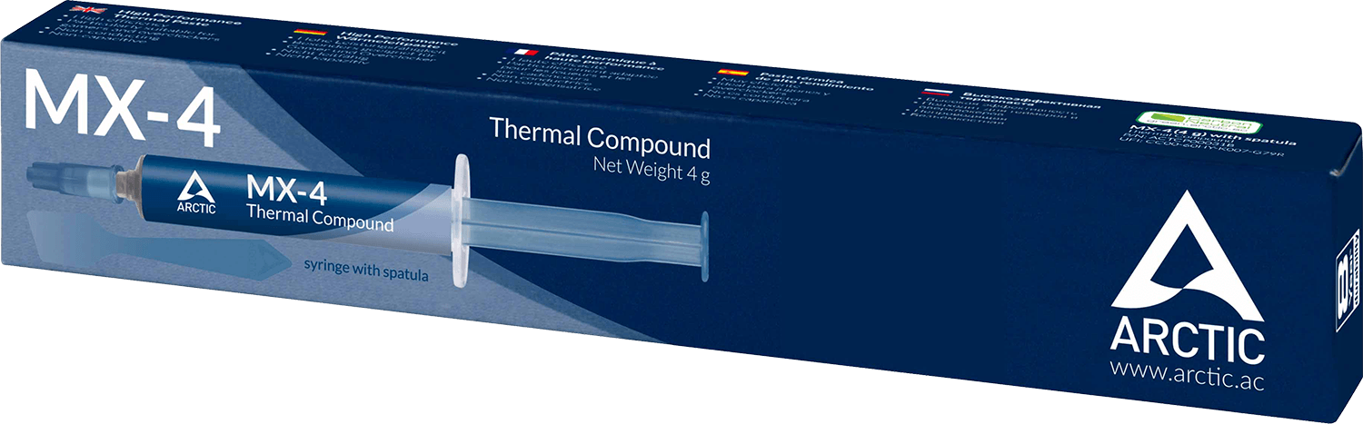 arctic_mx4_thermal_paste_4g.png Arctic MX-4 Premium Performance Thermal Paste with Spatula - 4g
