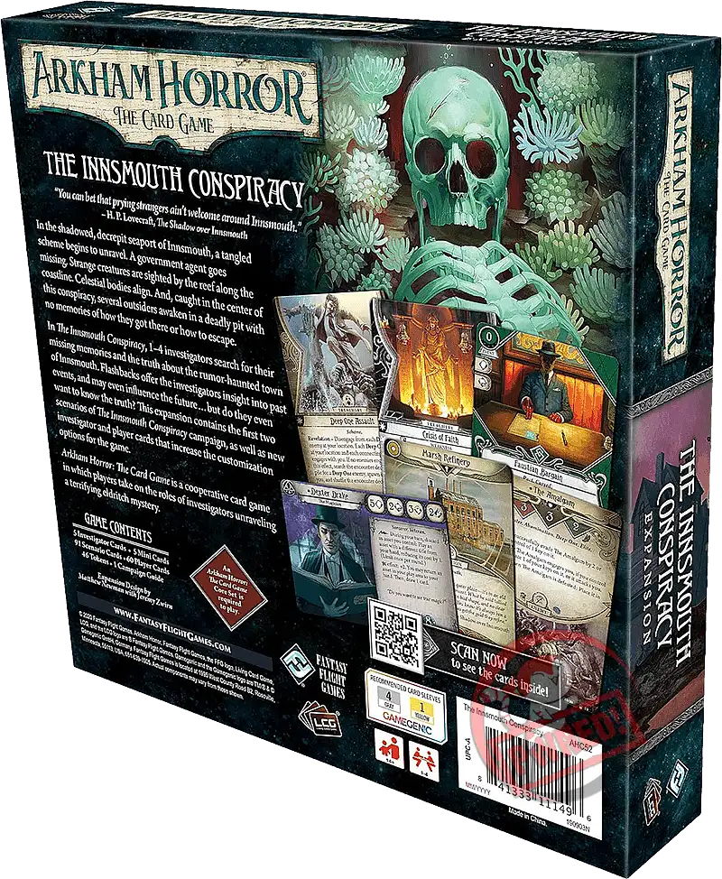 Arkham Horror - The Card Game: The Innsmouth Conspiracy Expansion (New ...