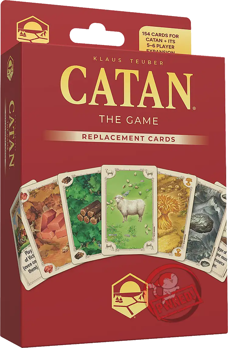 Catan + Catan: 5-6 Player Expansion - 6th Edition Replacement Cards