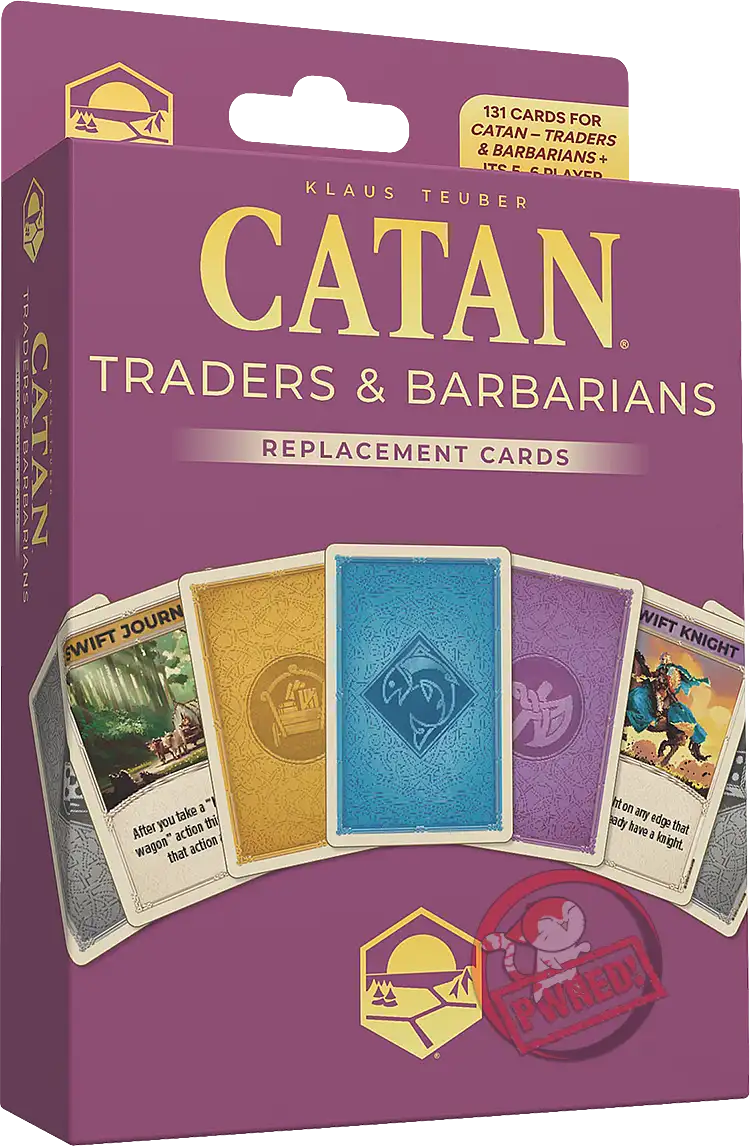 Catan: Traders & Barbarians - 6th Edition Replacement Cards
