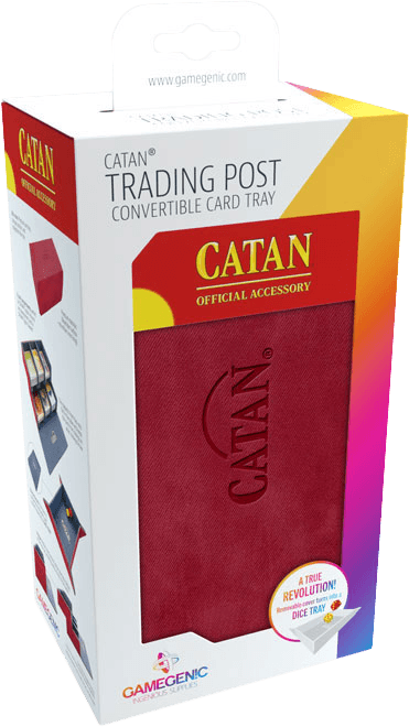 Catan Trading Post - Convertible Card Tray - Red
