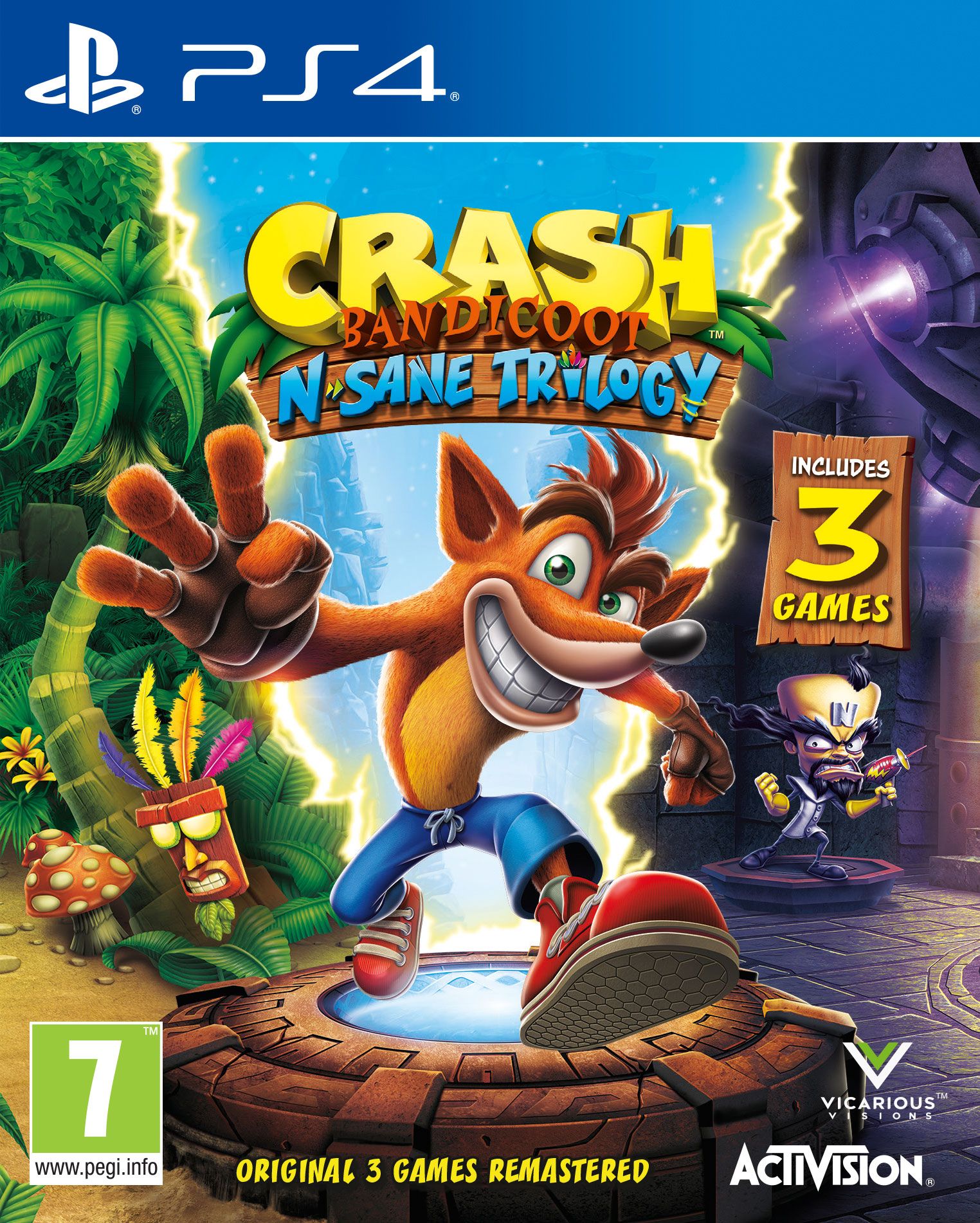 Crash Bandicoot N. Sane Trilogy (PS4) | PlayStation 4