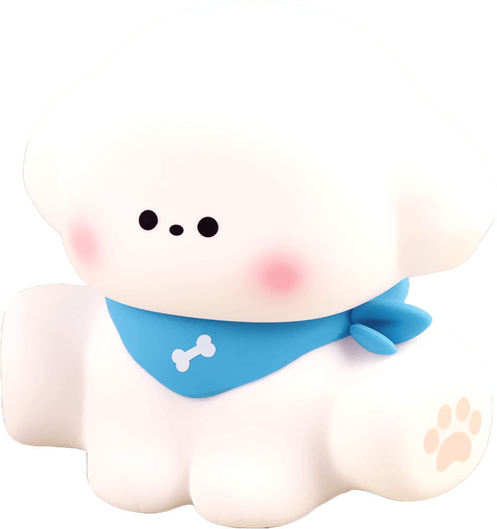 cute_puppy_silicone_lamp.png Cute Puppy Squishy Night Light