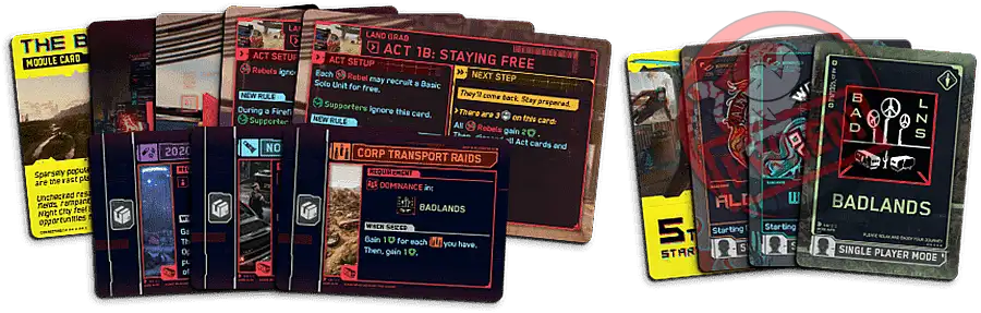 Token Wraiths Gang - CYBERPUNK 2077 GANGS OF NIGHT CITY - Comprend Jeton, Base, Carte Et Dashboard