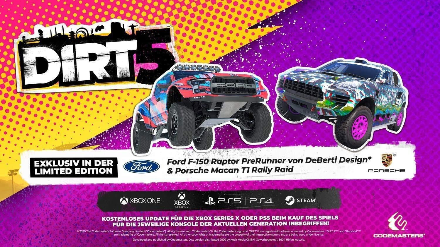 DiRT 5 - Limited Edition (Non-English Cover)(PS4)(New) | Buy from Pwned ...