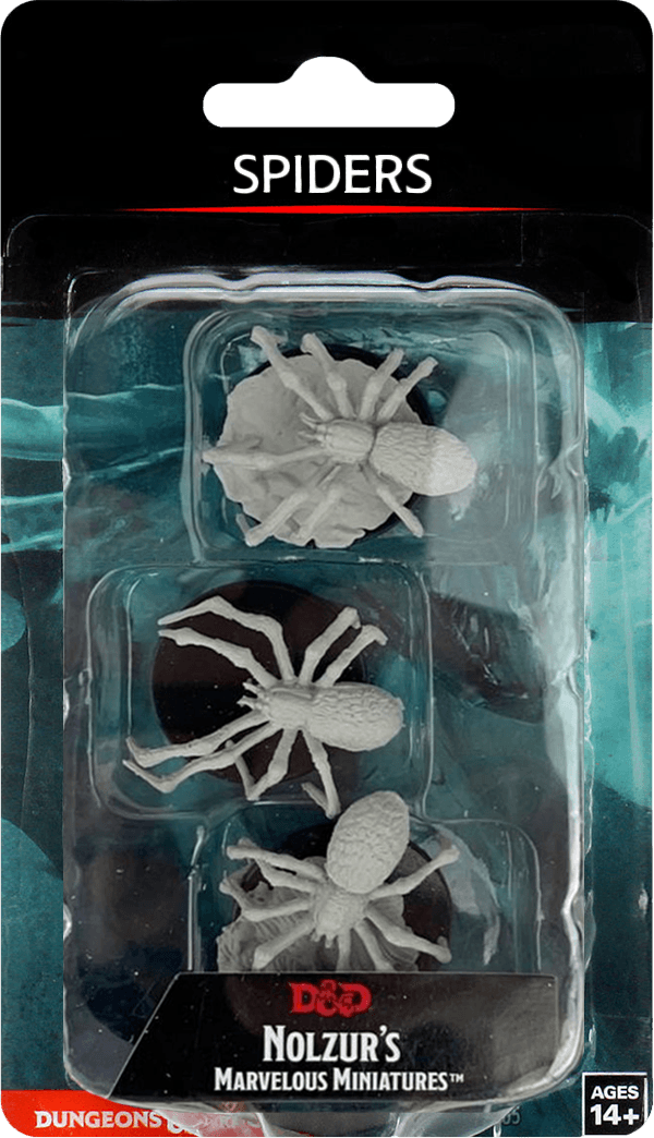 dnd_nolzurs_marvelous_unpainted_miniatures_spiders.png Dungeons & Dragons: Nolzur's Marvelous Unpainted Miniatures - Spiders