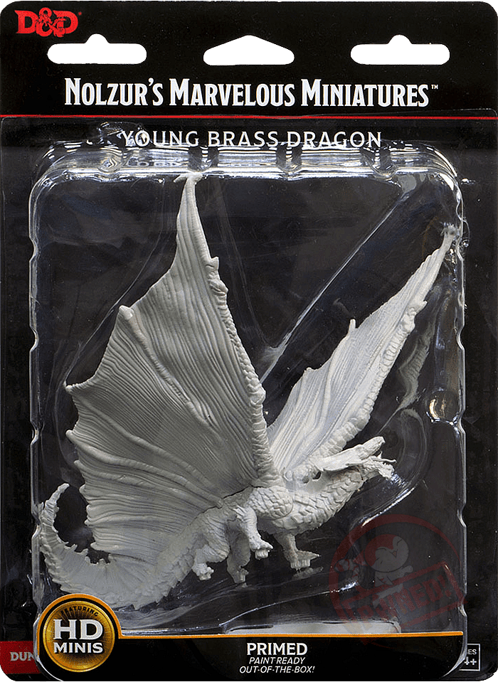 Dungeons & Dragons: Nolzur's Marvelous Unpainted Miniatures - Young Brass Dragon
