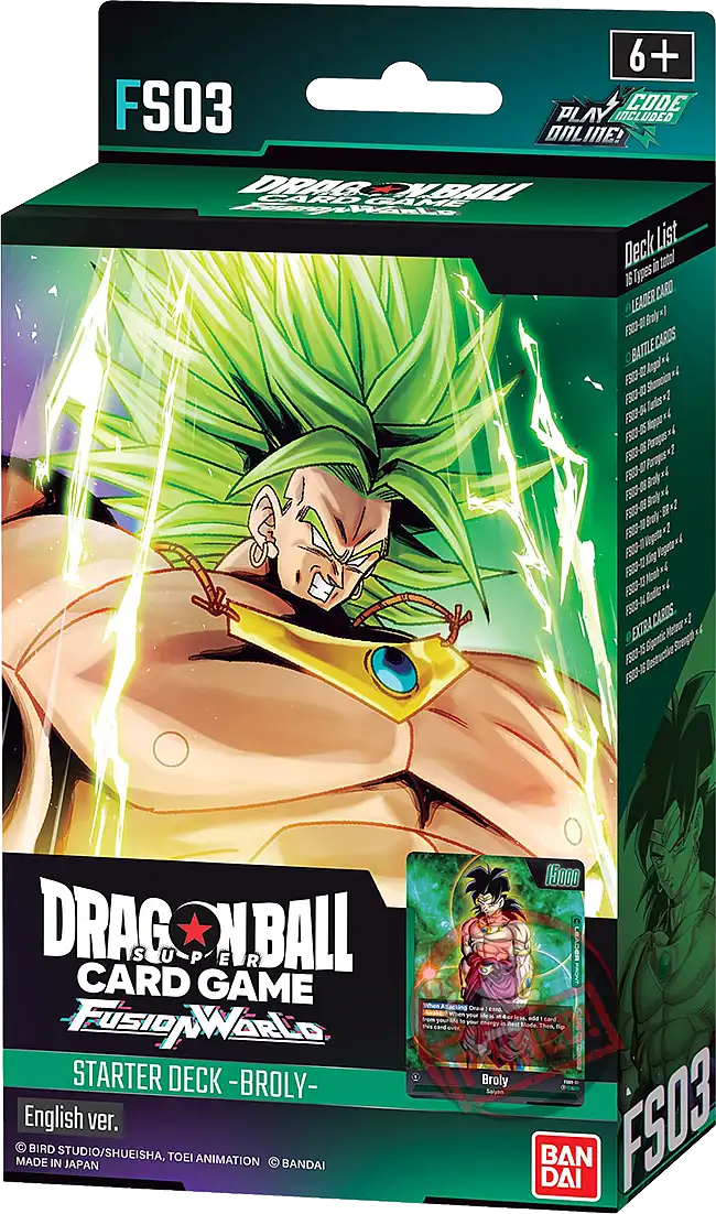 DragonBall Super Fusion World TCG: -Broly- Starter Deck