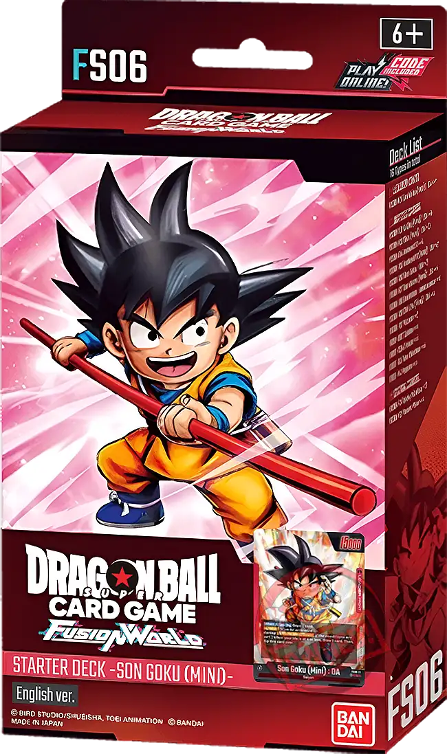 DragonBall Super Fusion World TCG: -Son Goku (Mini)- Starter Deck