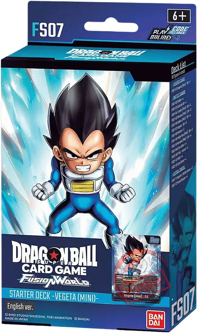 DragonBall Super Fusion World TCG: -Vegeta (Mini)- Starter Deck