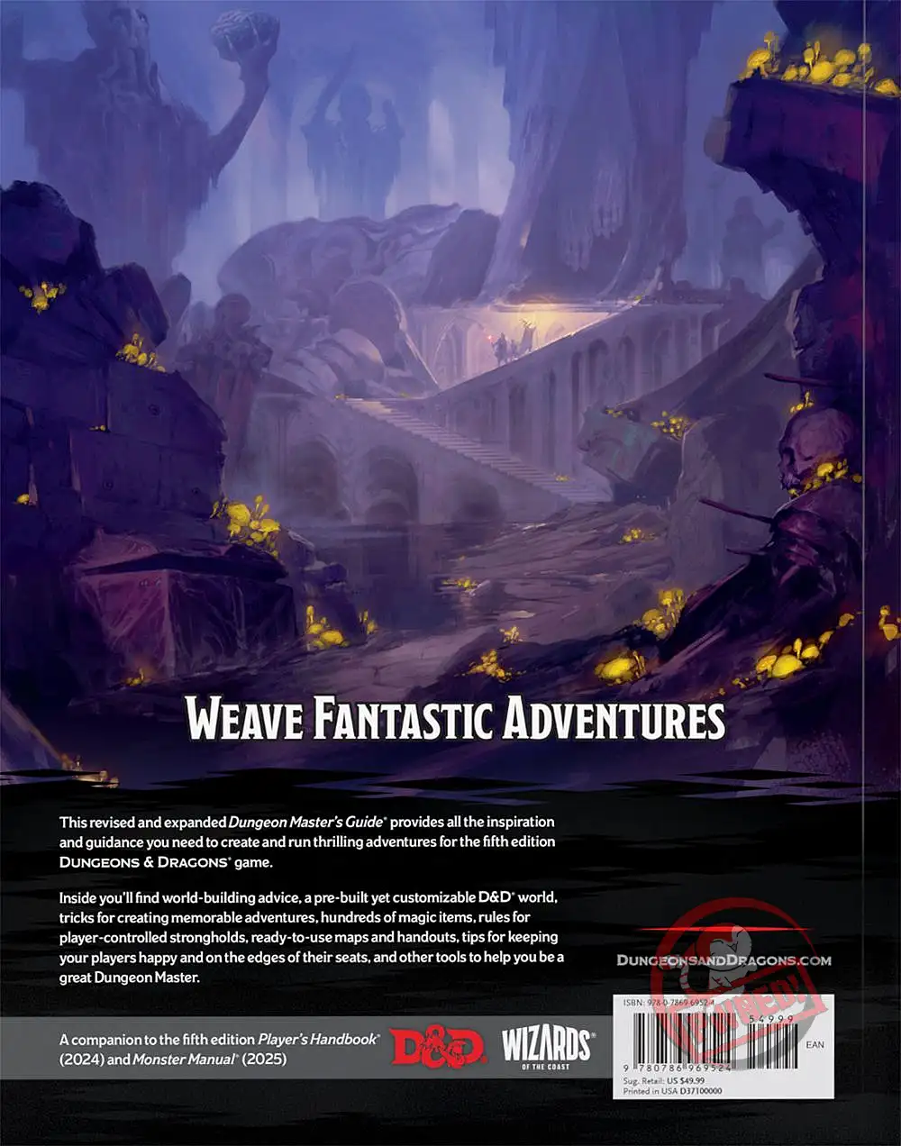 Dungeons & Dragons - 2024 Dungeon Master's Guide - Hardcover (New ...