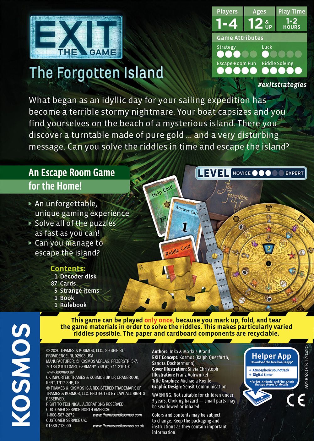 EXIT: The Game - The Forgotten Island (New) | Buy from Pwned Games with ...