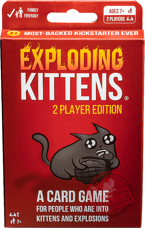 Exploding Kittens - 2 Player Edition (New) | Buy from Pwned Games with ...