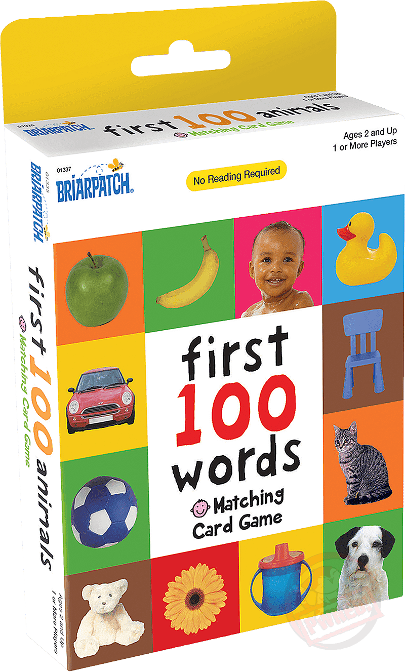 First 100 Matching Card Game - Words