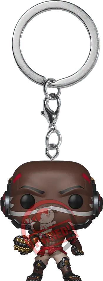 Figurine de collection Funko Figurine Porte-clés Pop Overwatch Doomfist