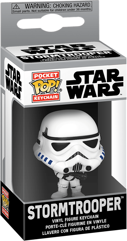 funko_pocket_pop_star_wars_stormtrooper.png Pocket Pop! Star Wars - Stormtrooper Bobble-Head Keychain