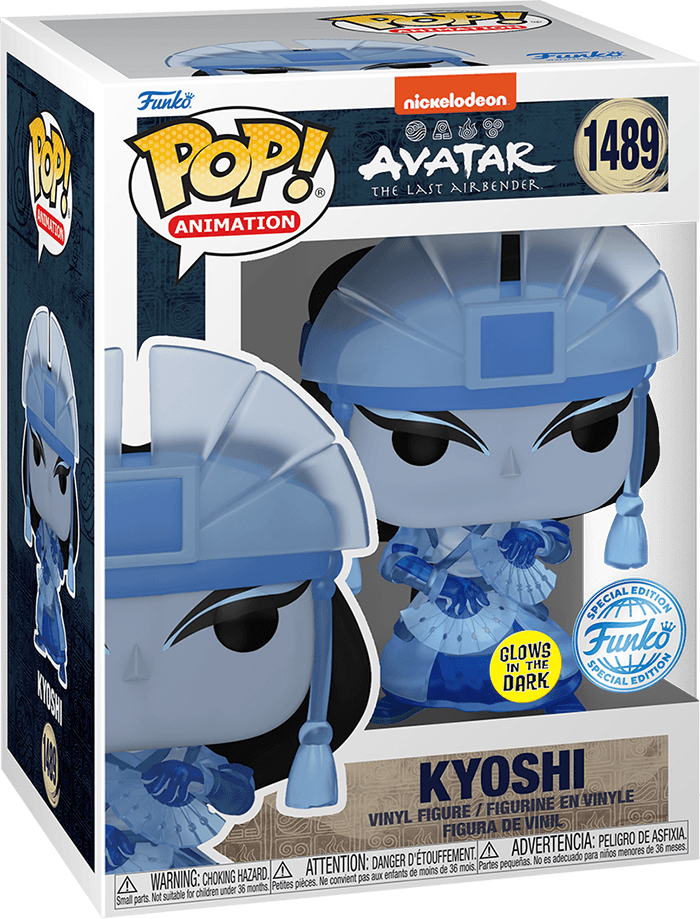 Funko Pop! Animation 1489: Avatar: The Last Airbender - Kyoshi Vinyl Figure (Spirit)(Glow in the Dark)