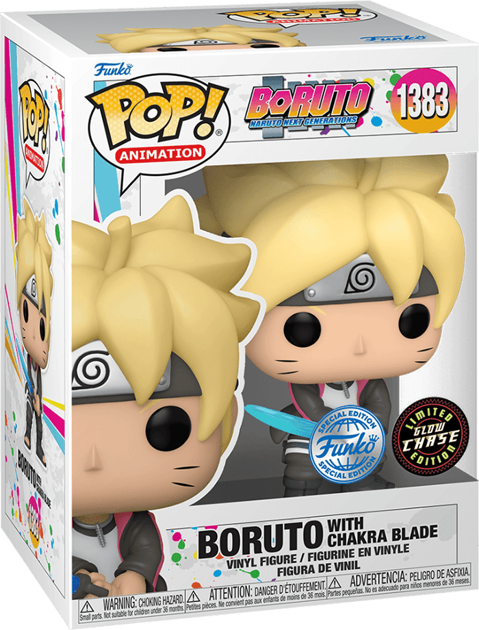 Funko Pop! Animation 1383: Boruto: Naruto Next Generations - Boruto with Chakra Blade Vinyl Figure (Glow in the Dark)(Limited Chase Edition)