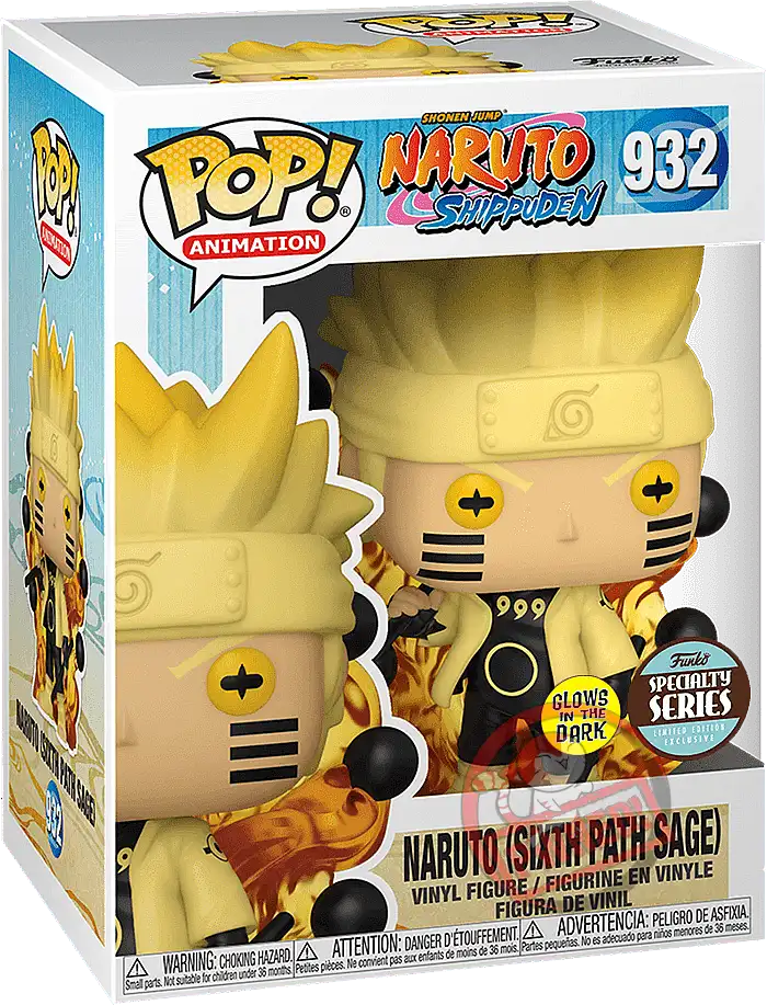 Funko Pop Animation 932 Naruto Shippuden Naruto Vinyl Figure Sixth 