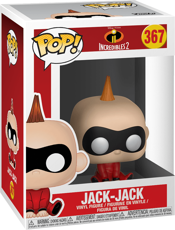 Funko Pop! Disney 367: The Incredibles 2 - Jack-Jack Vinyl Figure (New ...